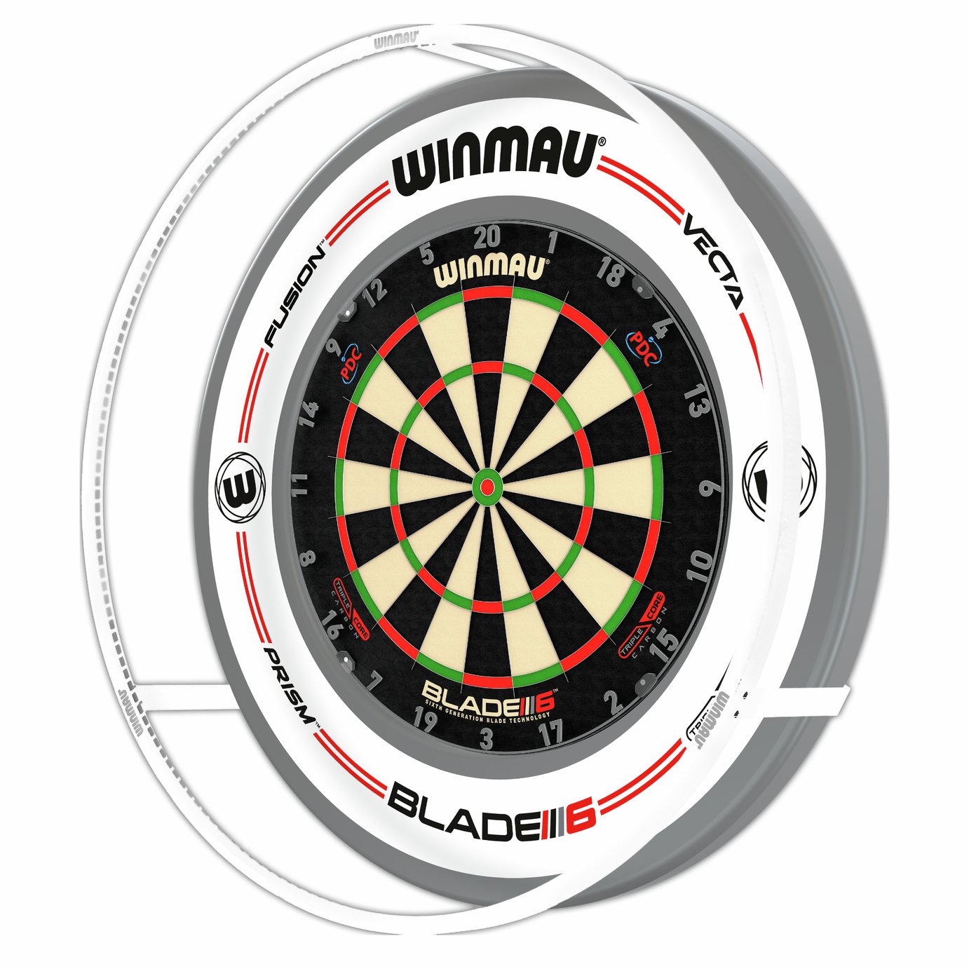 Winmau Plasma Ice 360 Dartboard Light and Surround Set