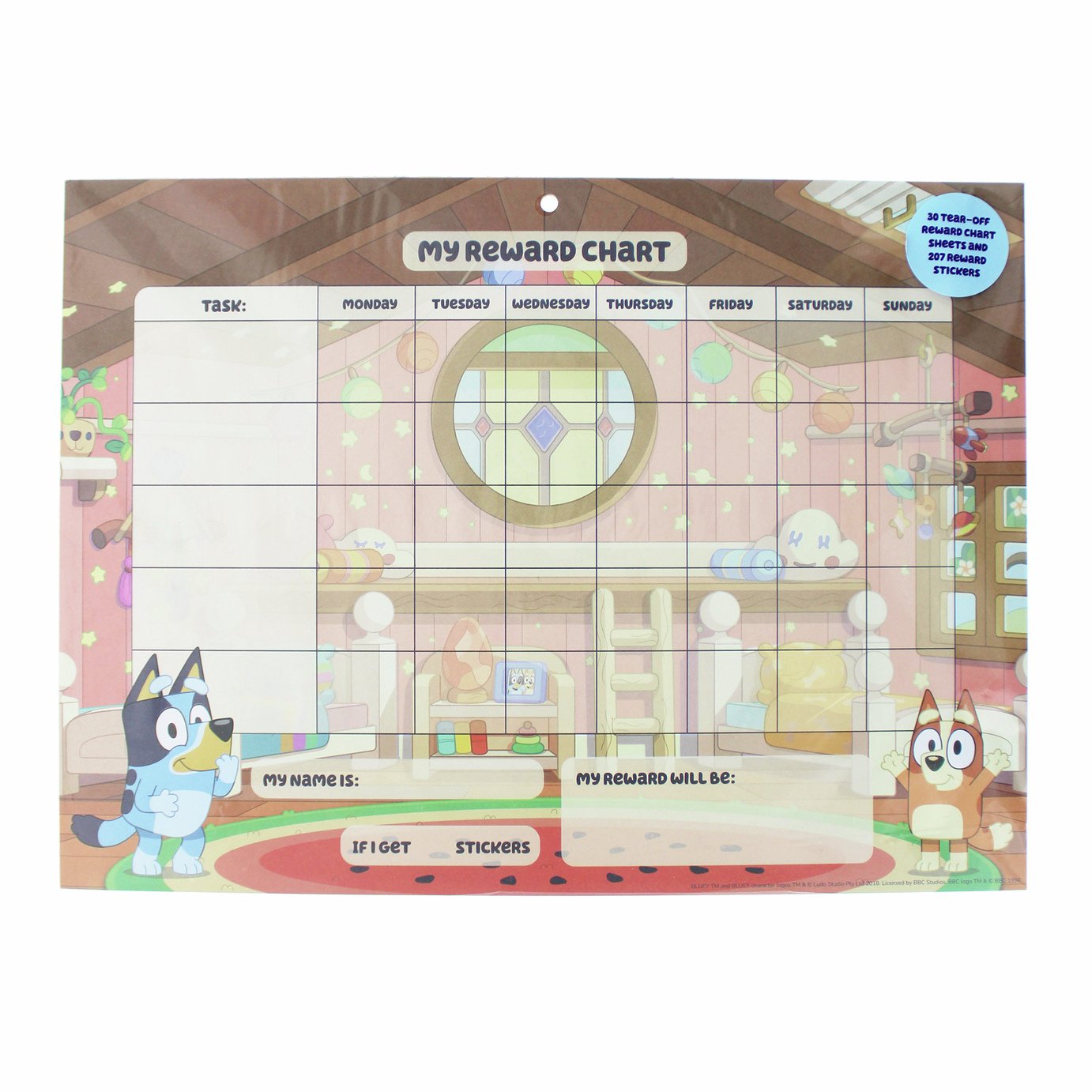 Bluey Reward Chart 