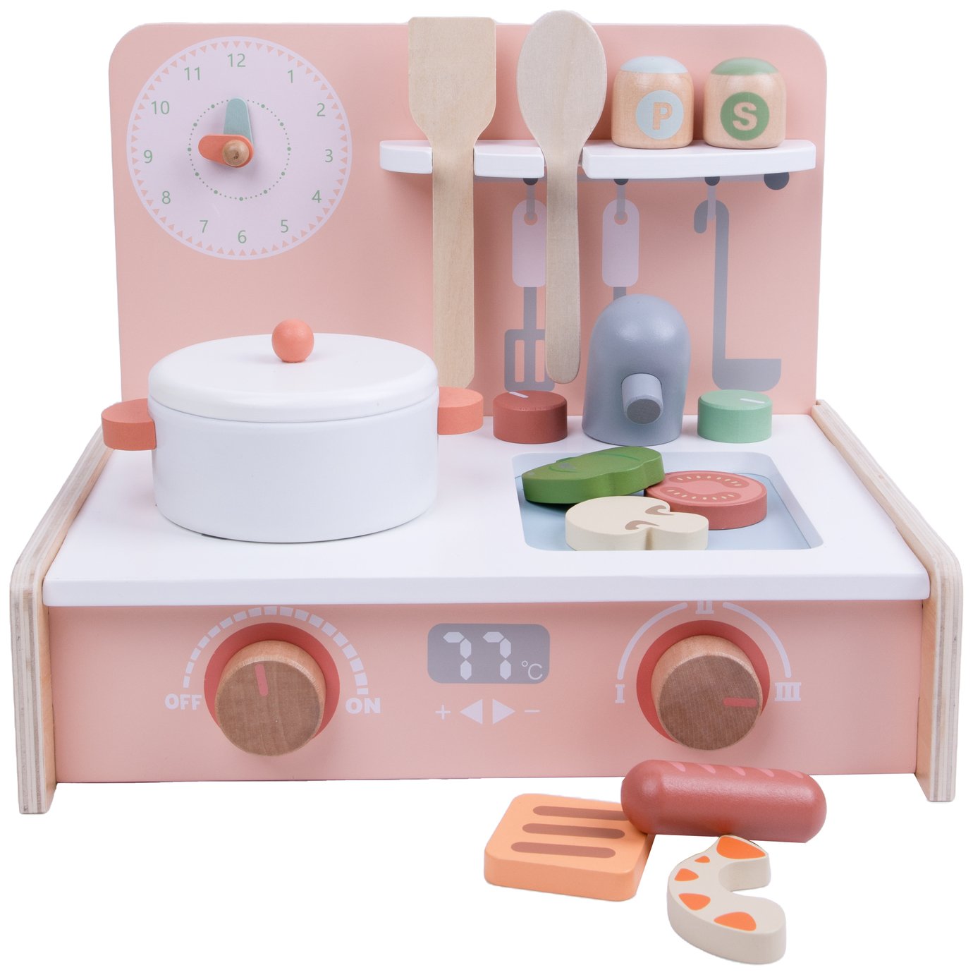 Chad Valley Wooden Table Top Mini Kitchen Roleplay