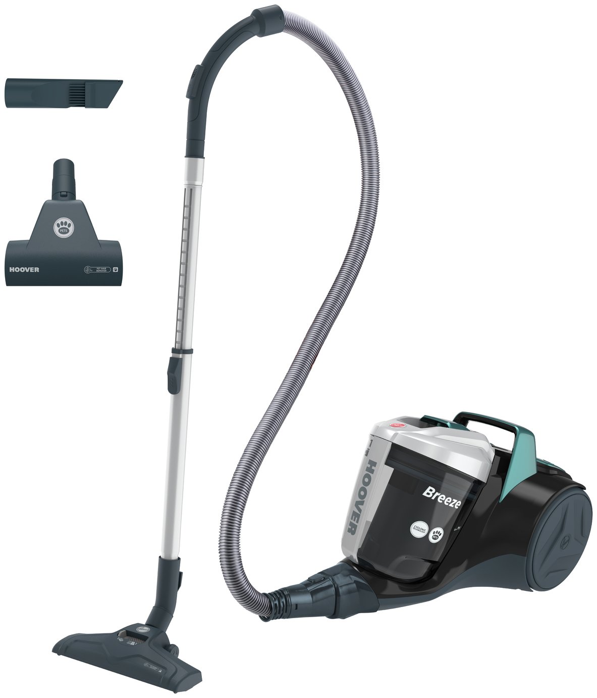 Hoover Breeze Pet Corded Bagless Cylinder Vacuum Cleaner
