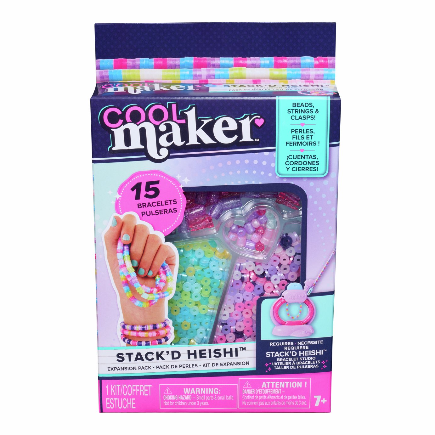 Cool Maker Stack'd Heishi Bracelet Studio And Expansion Pack