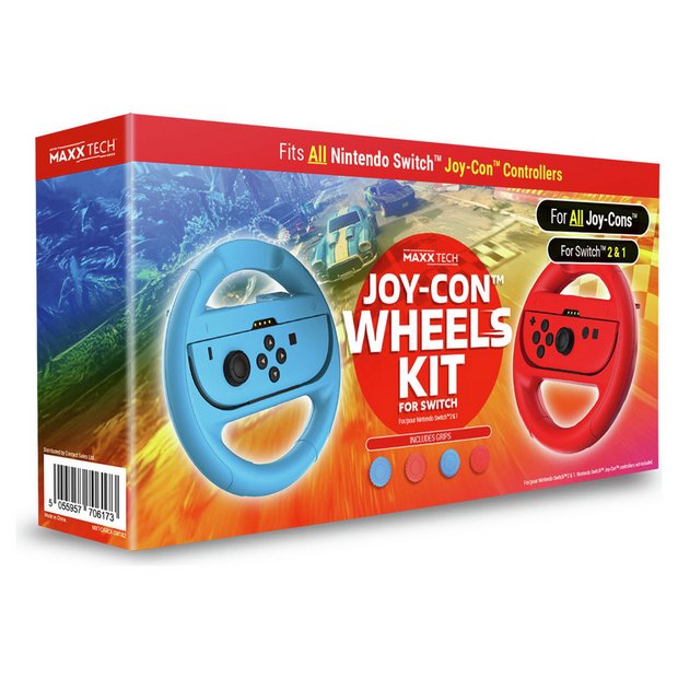 Nintendo Switch　セット Buy Maxx Tech Joy-Con Wheels & Grips Kit for Nintendo Switch 2&1