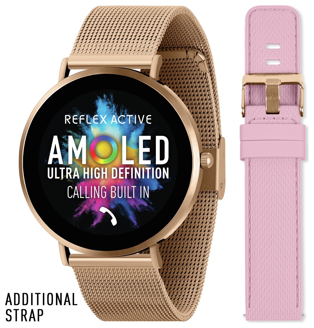 Reflex Active Series 42 Ultra Slim Calling Smart Watch Set