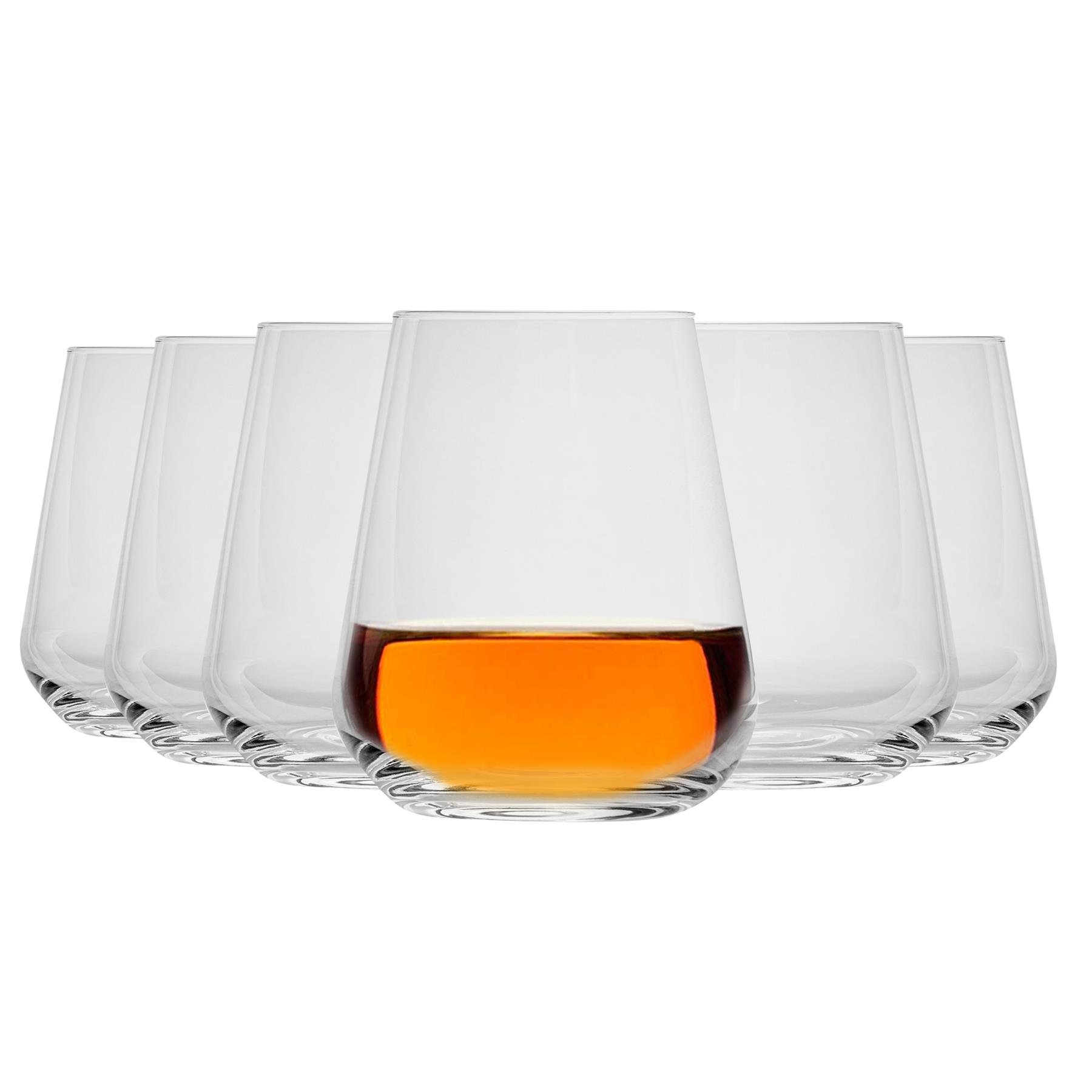 Bormioli Rocco Inalto Uno Stemless Wine Glasses - Pack of 24