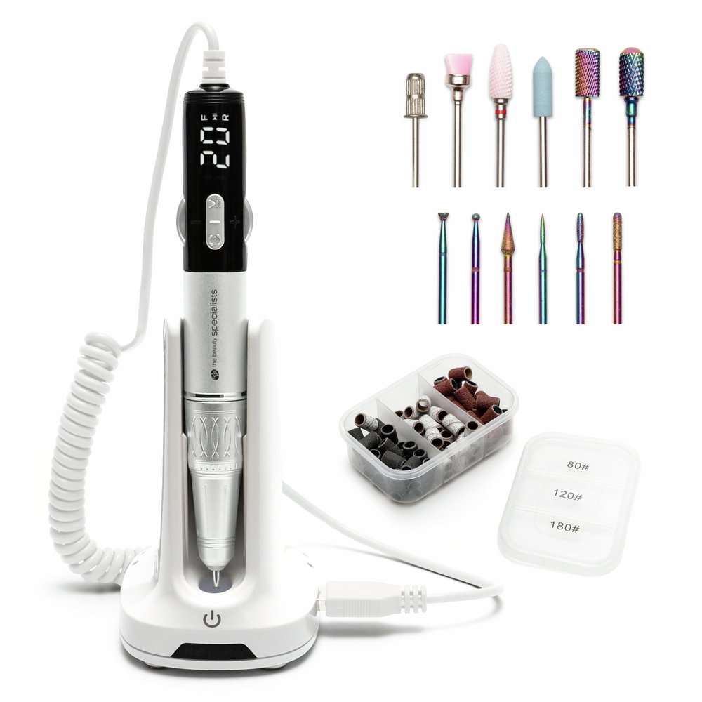 Rio Salon Pro Electric Nail File and Drill Bit Set