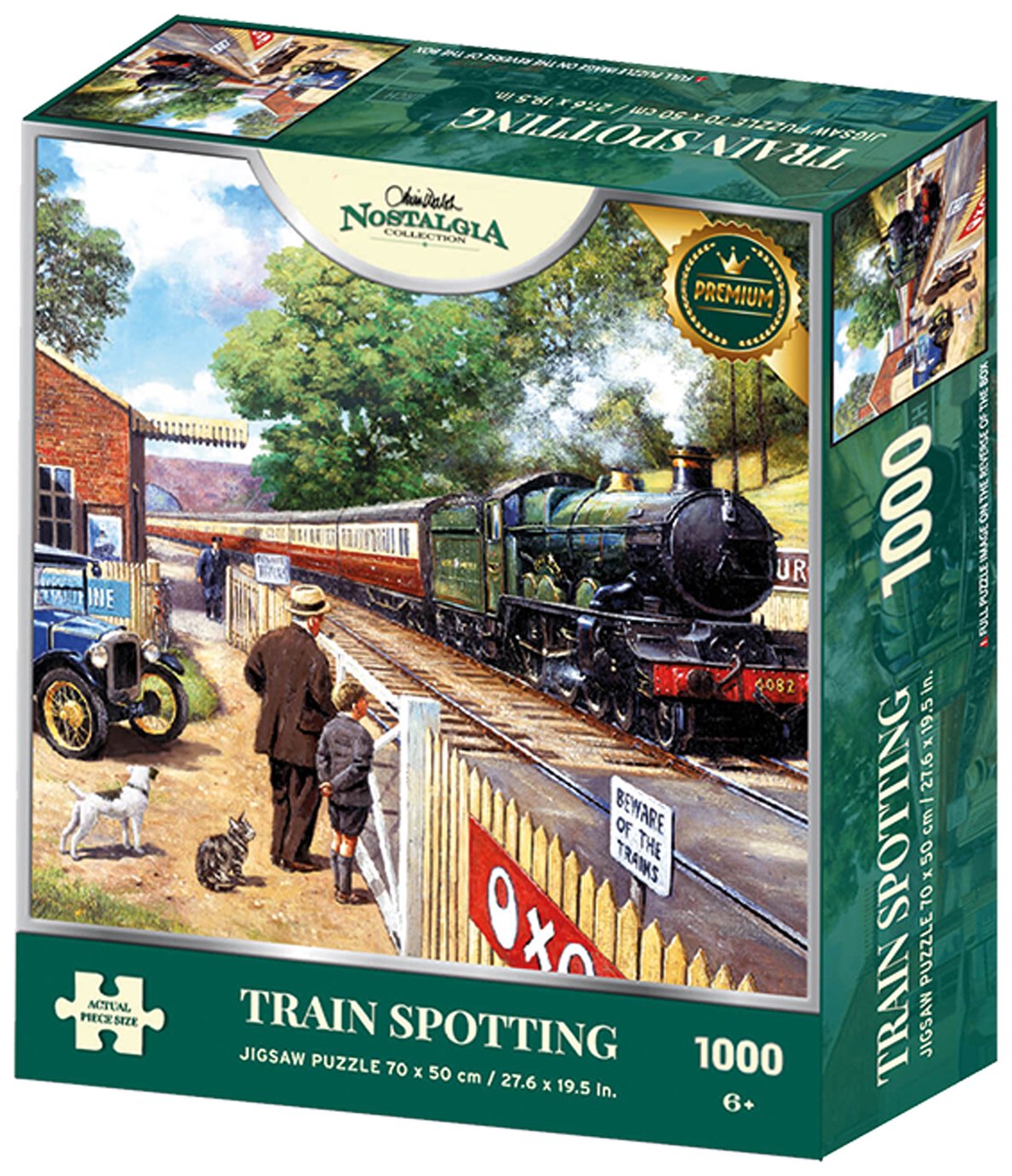 Kidicraft Nostalgia Train Spotting 1000 Pieces Puzzle