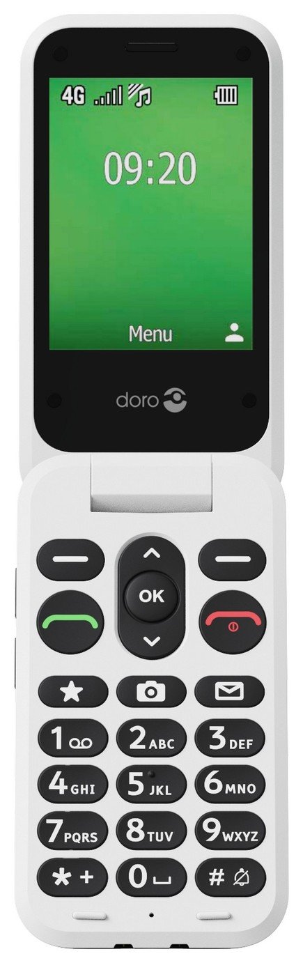 SIM Free Doro Leva E22 Mobile Phone - Black and White
