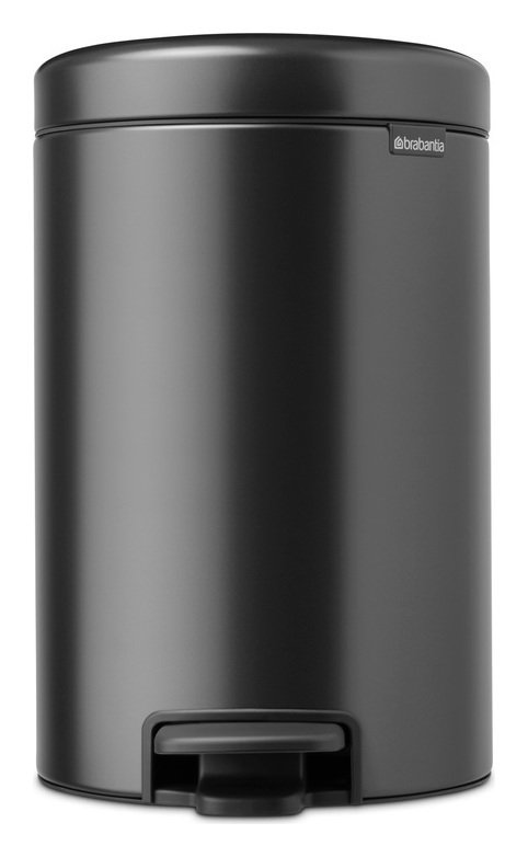 Brabantia 12 Litre New Icon Pedal Bin - Black