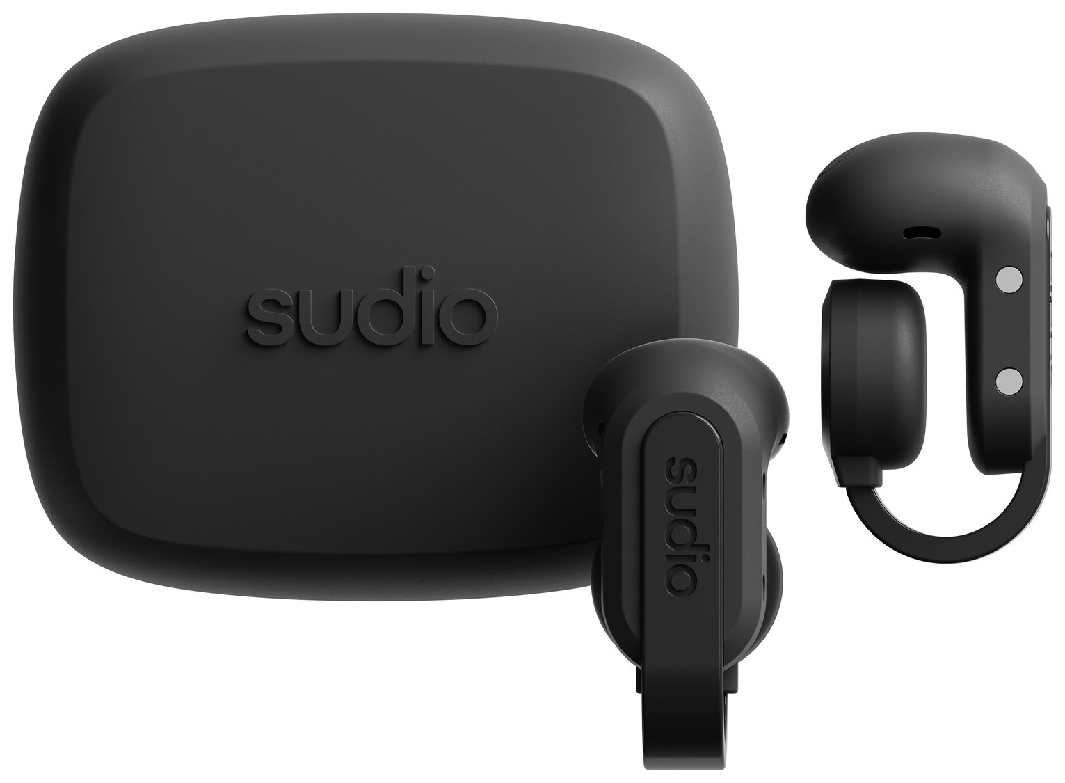 Sudio B3 Open-Ear True Wireless Earbuds - Black