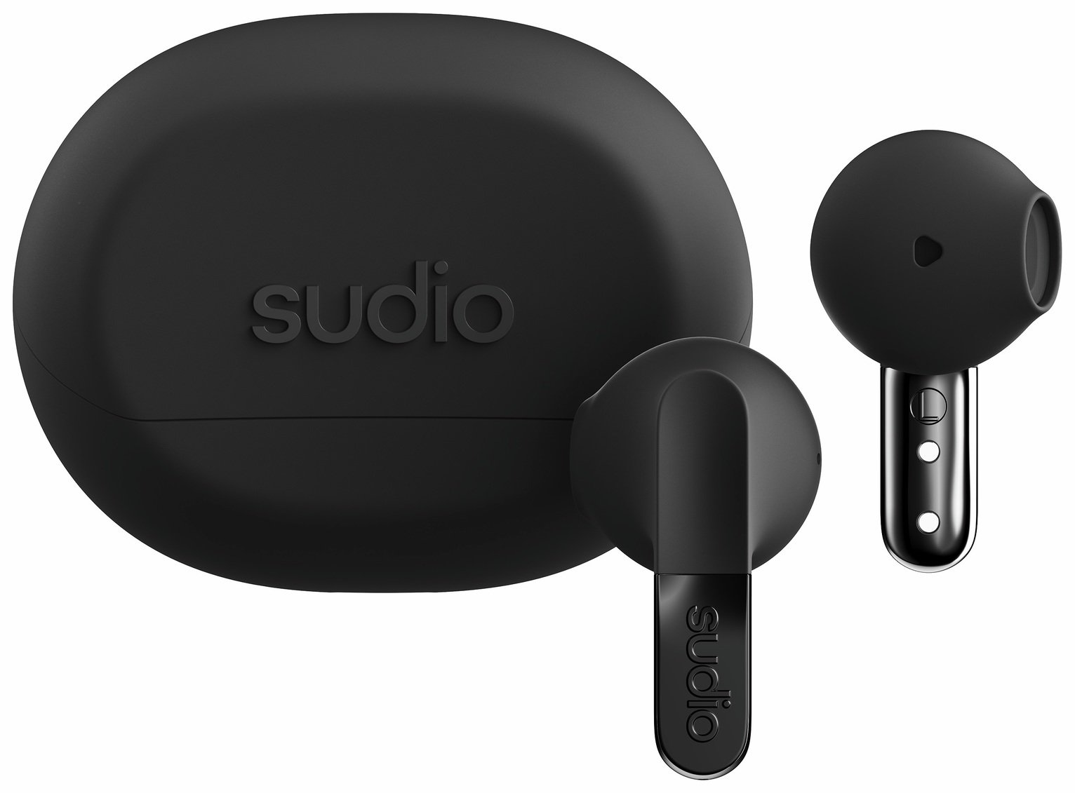 Sudio N3 N3BLK In-Ear True Wireless Earbuds - Onyx Black