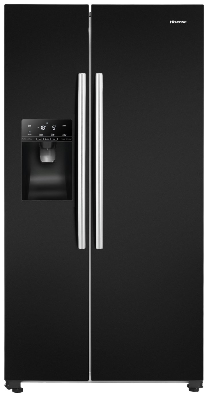 Hisense RS694N4IBE Fridge Freezer - Black