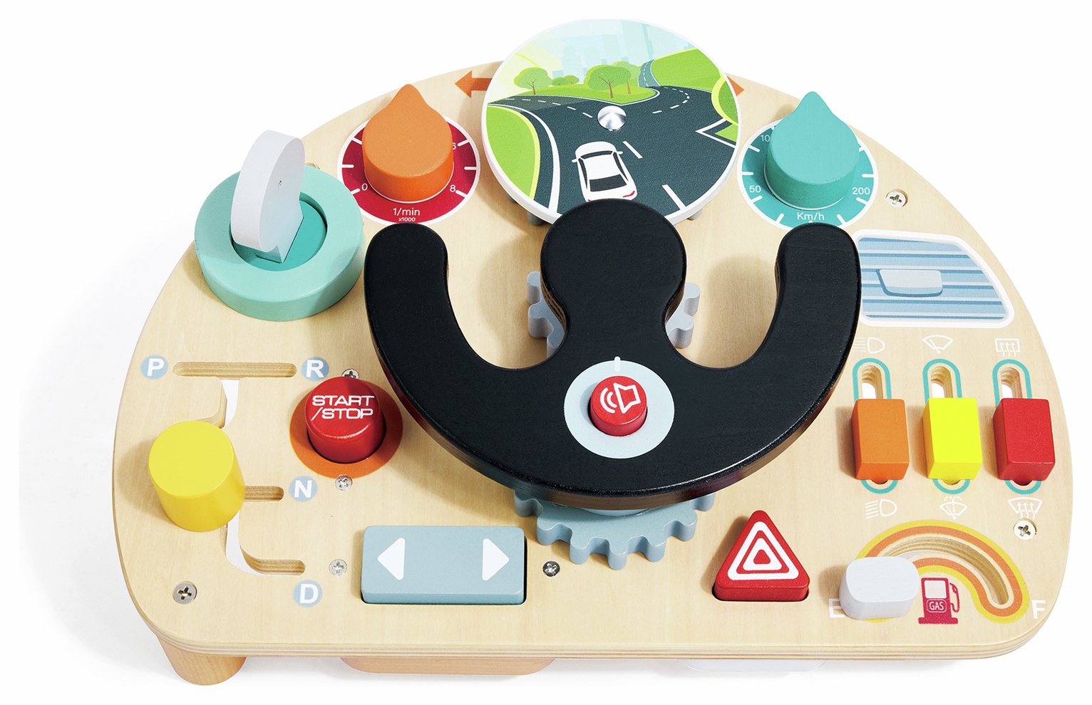 Chad Valley Wooden Drive & Steer