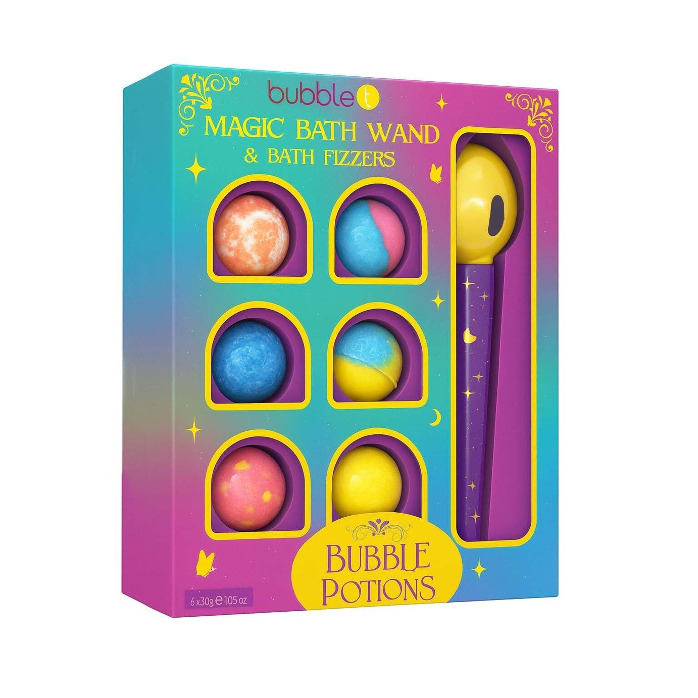 Bubble T Cosmetics Kids Potion & Wand Bath Set