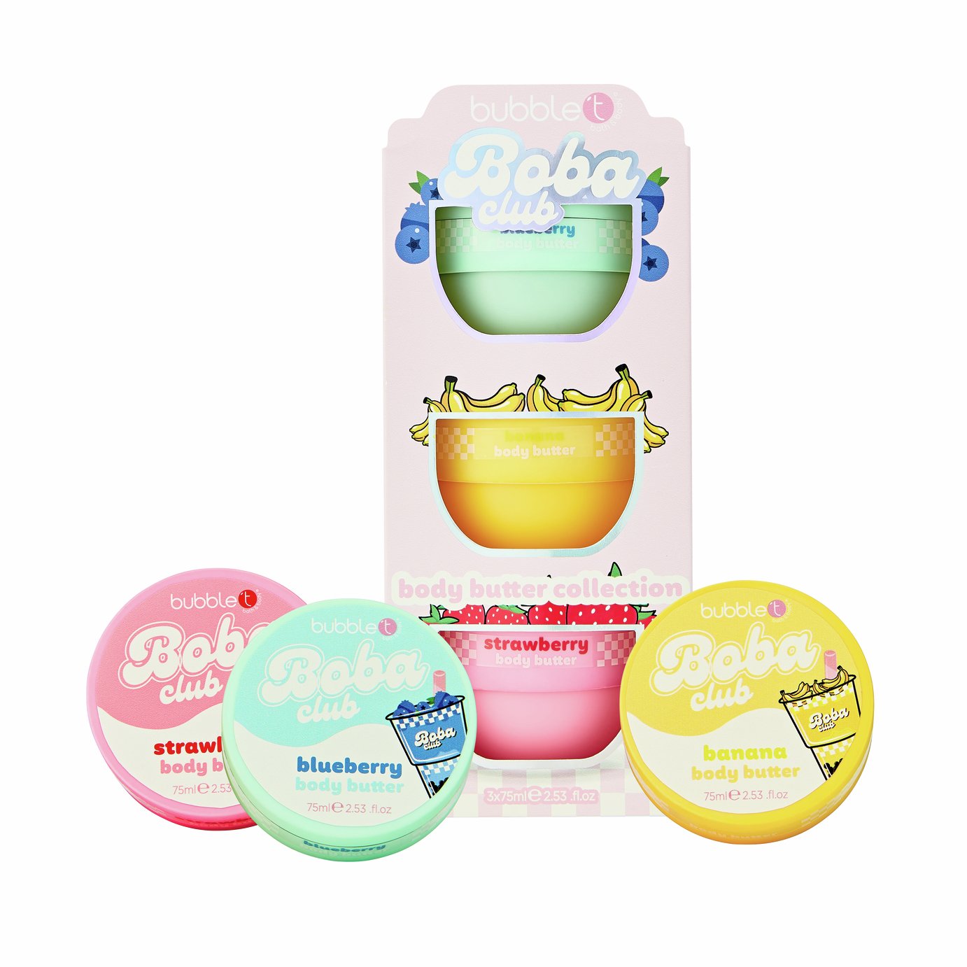 Bubble T Cosmetics Body Butter Trio Set