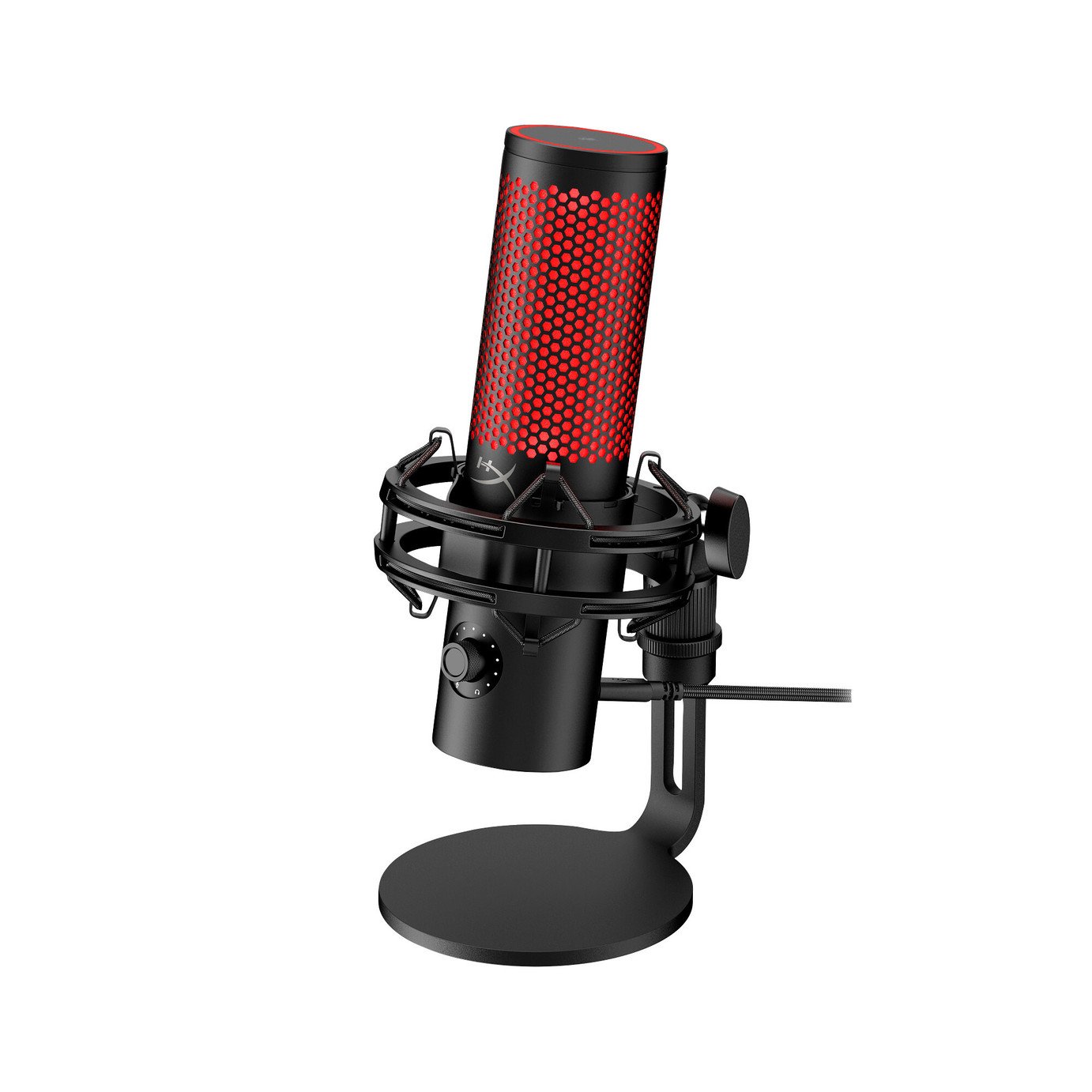 HyperX QuadCast 2 USB Microphone - Black & Red