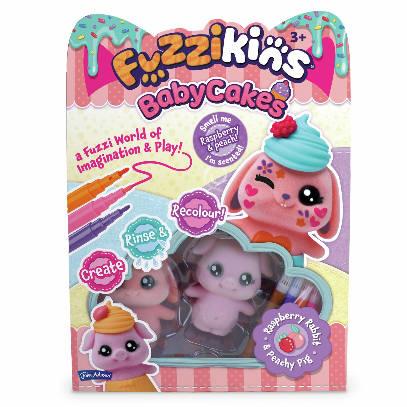 Fuzzikins Peachy Piggy Baby Cakes Craft Kit