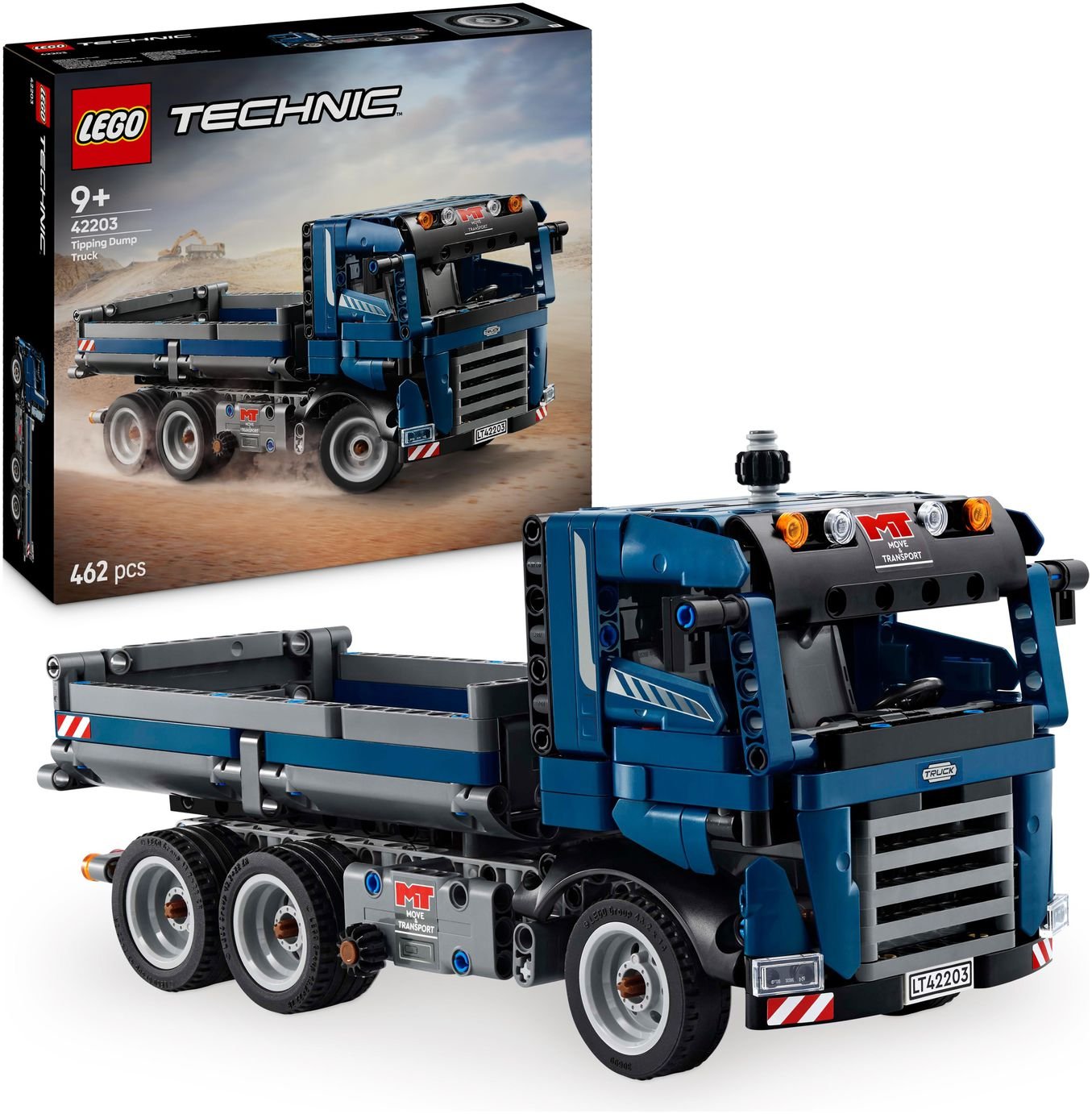 LEGO Technic Tipping Dump Truck Construction Toy Set 42203
