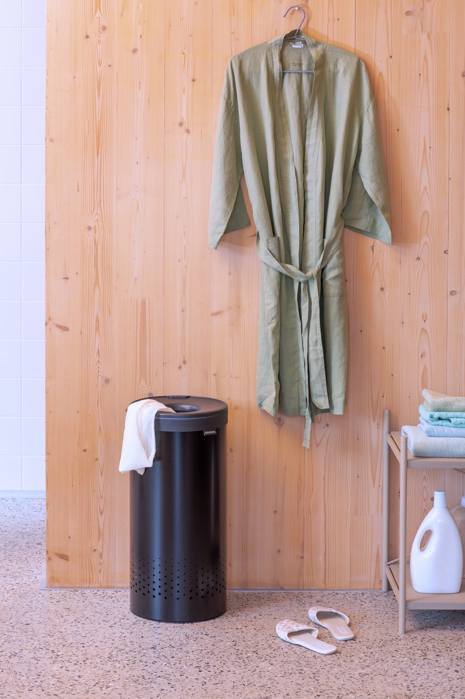 Brabantia 35 Litre Laundry Container Bin - Black