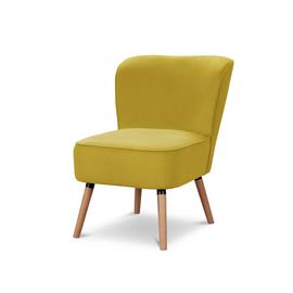 Habitat Eppy Fabric Accent Chair - Yellow