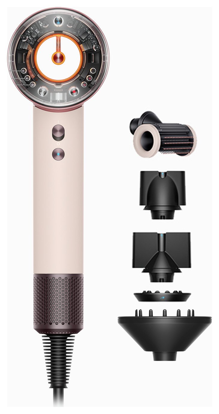 Dyson Supersonic Nural Straight+Wavy Hair Dryer - Pink