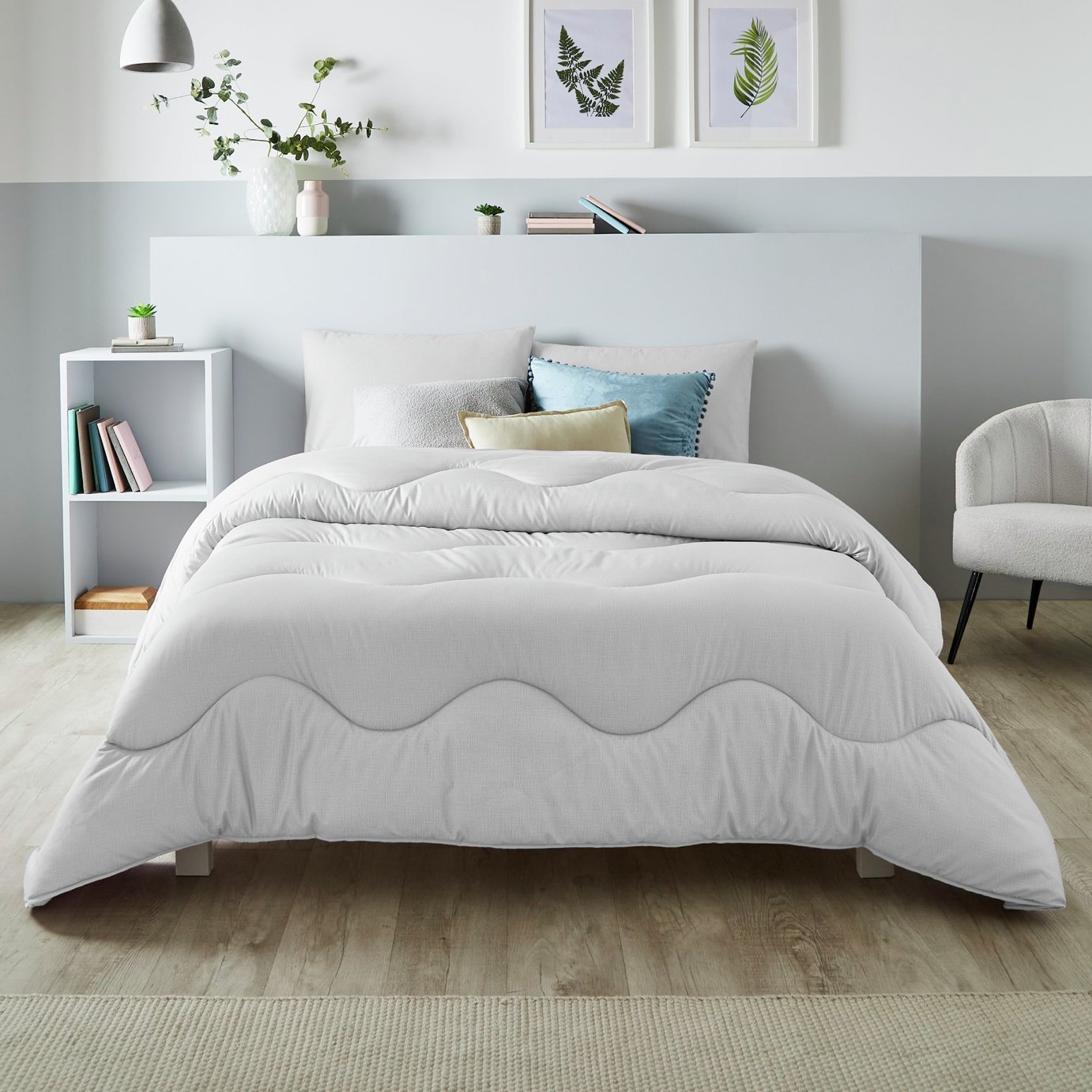 Night Lark Cloud Coverless 4.5 Tog Grey Duvet Set