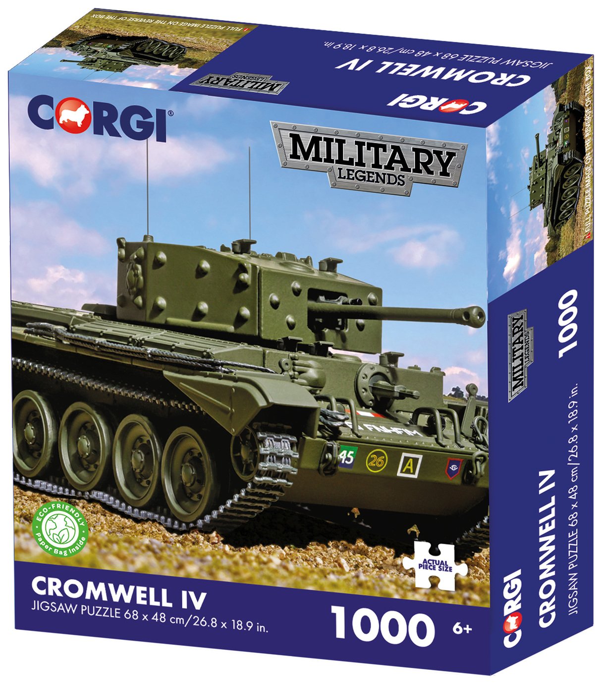 Kidicraft Corgi Cromwell IV 1000 Pieces Puzzle