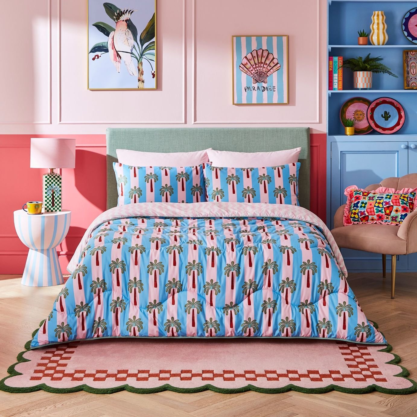 Night Lark Eleanor Bowmer Electric Coast Coverless Duvet Set