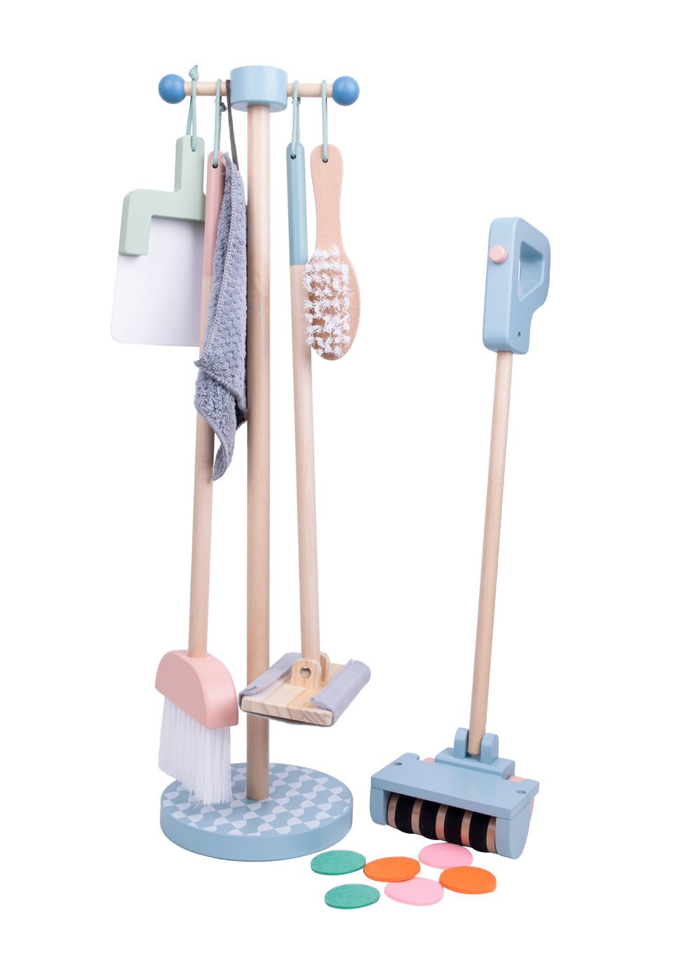 Chad Valley Wooden Cleaner Toy Set