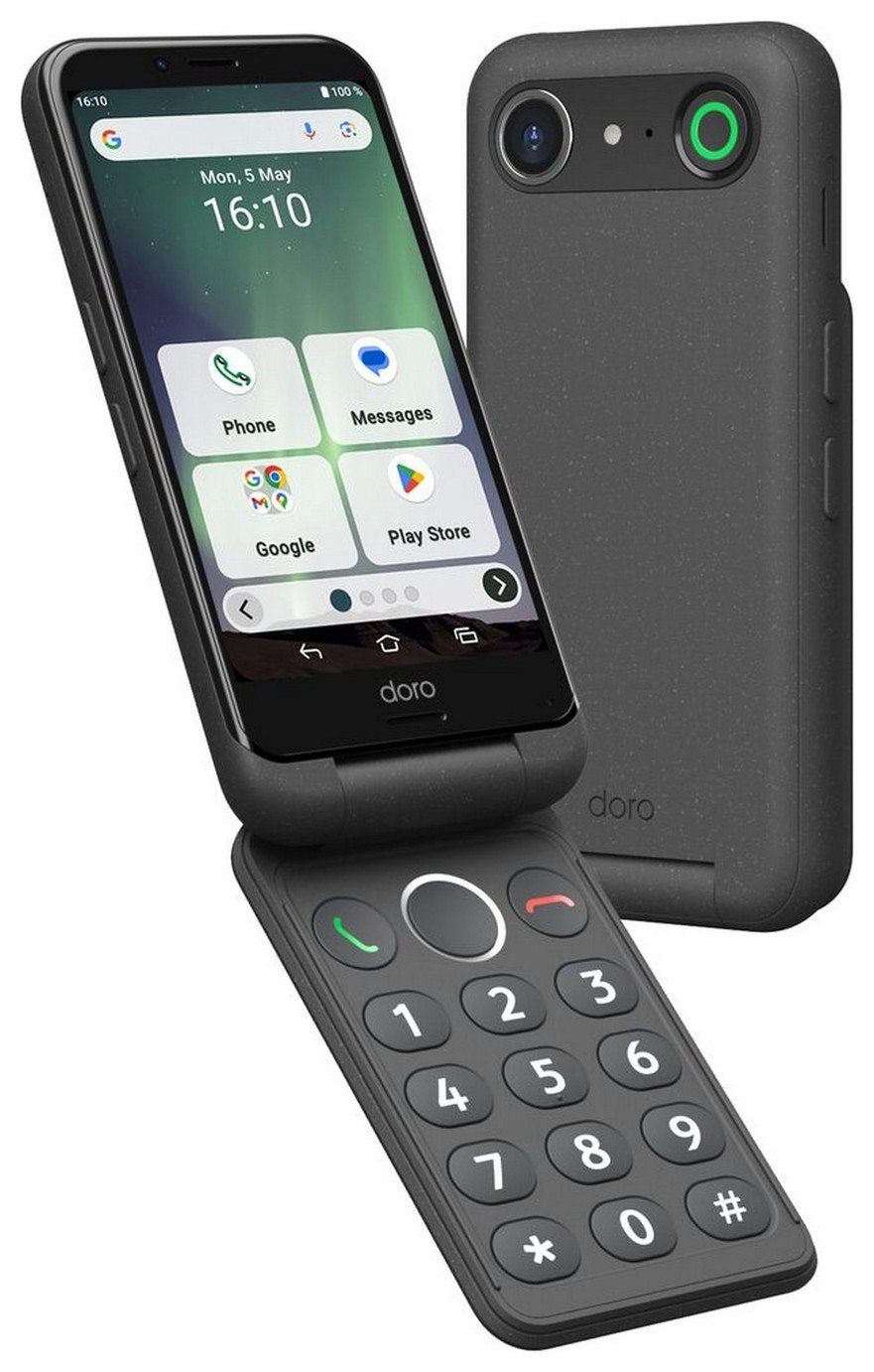 SIM Free Doro Aurora A20 64GB Mobile Phone - Graphite