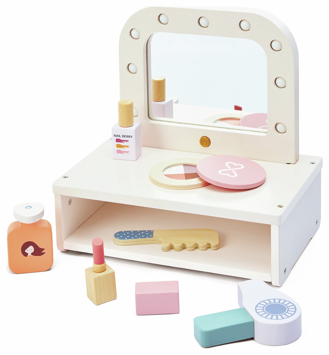 Chad Valley Wooden Vanity Toy Set