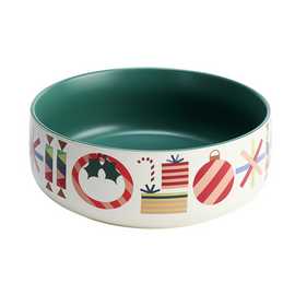 Habitat Festive Icons Stoneware Serving Bowl