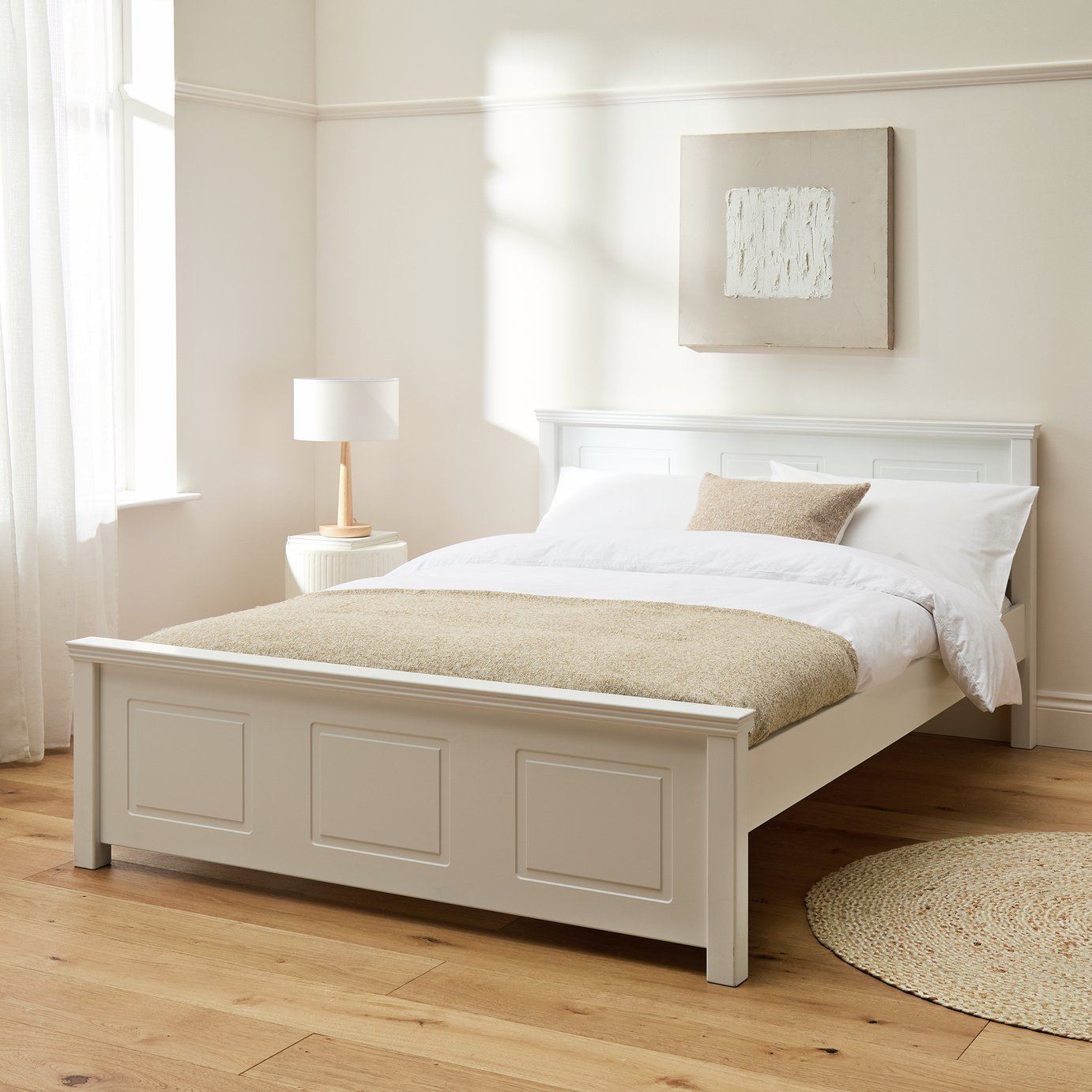 Argos Home Grayson Double Bed - White