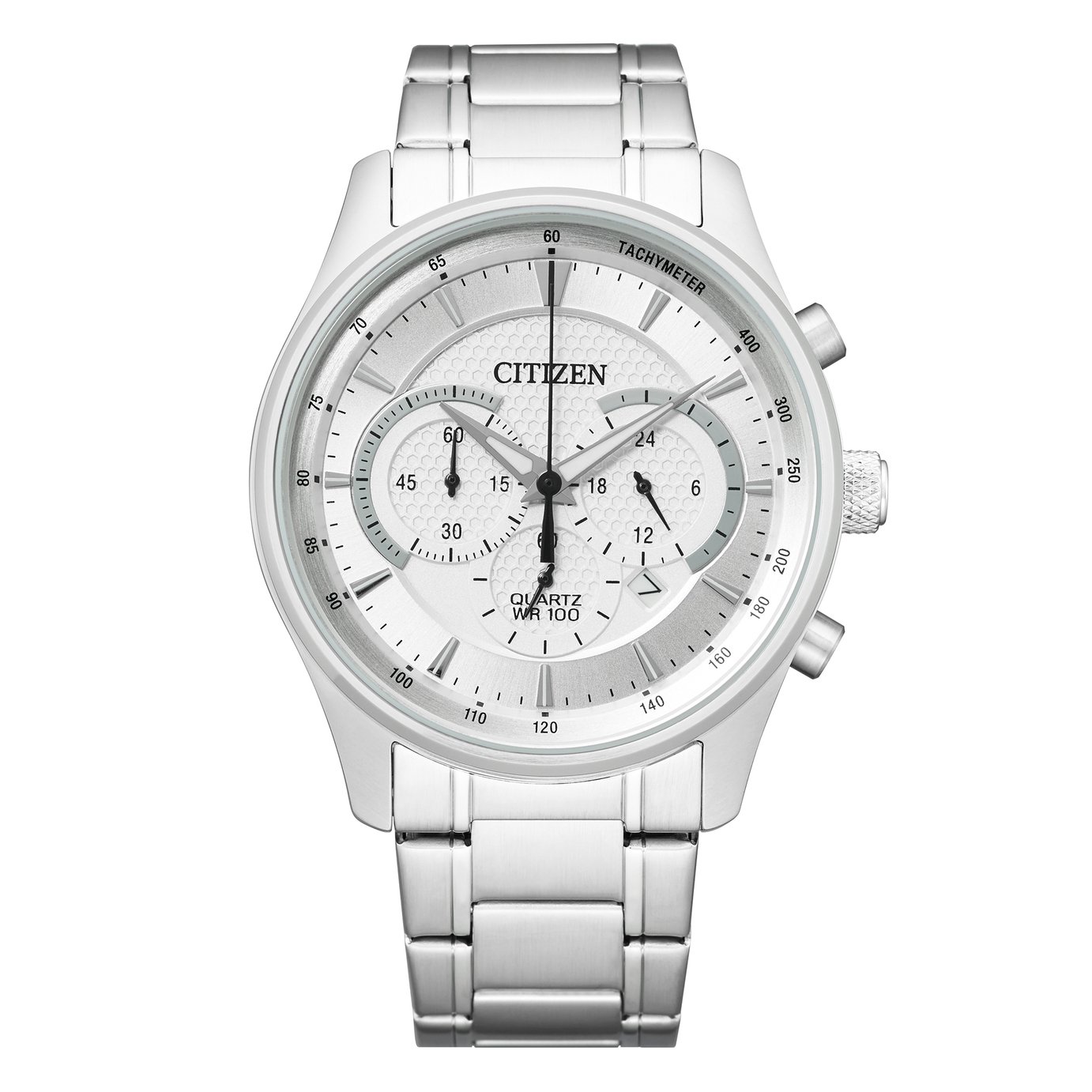 Citizen Men's Eco Drive Silver Tone Stainless Steel  Watch