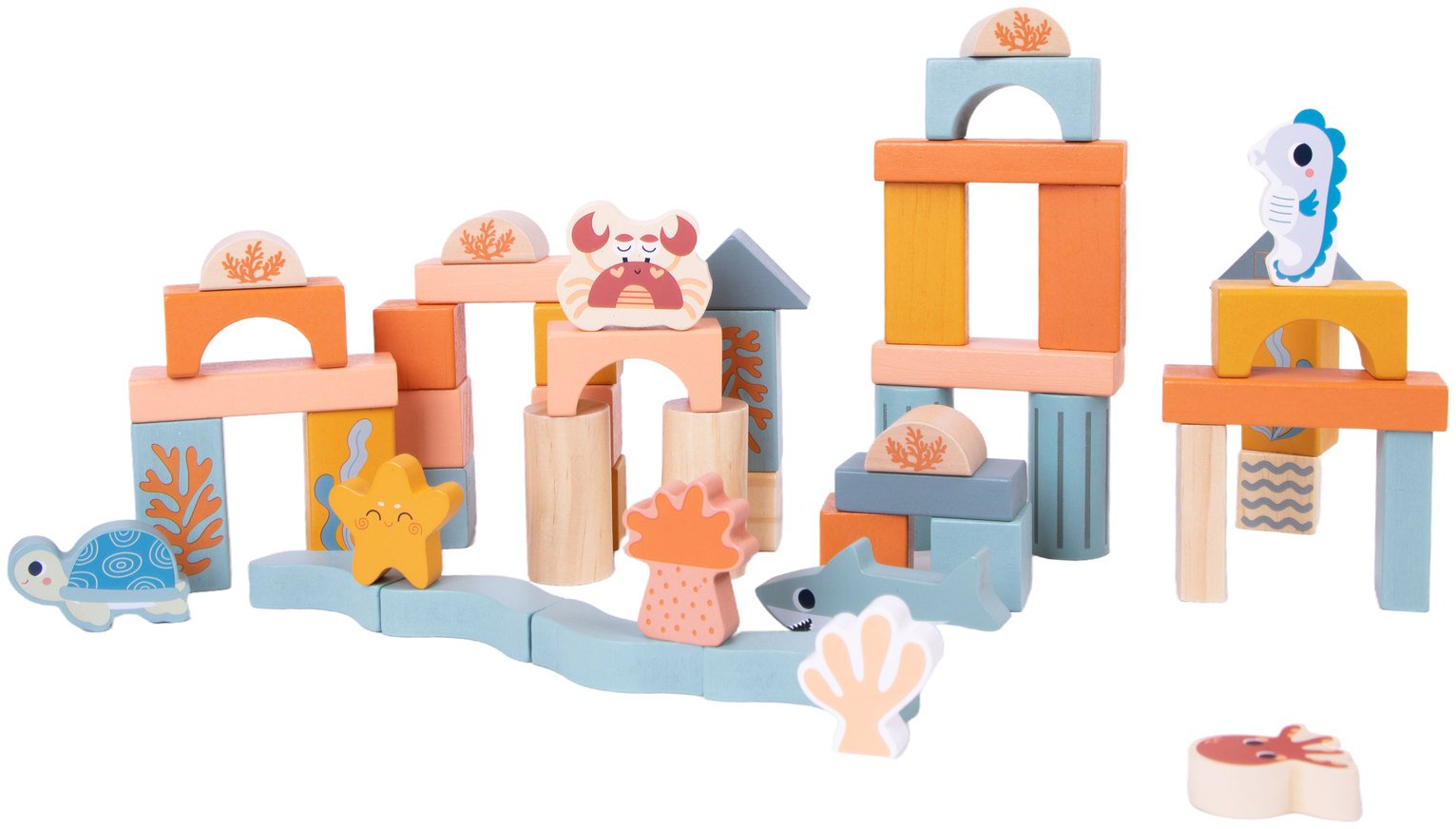  Chad Valley Under the Sea Building Blocks Set