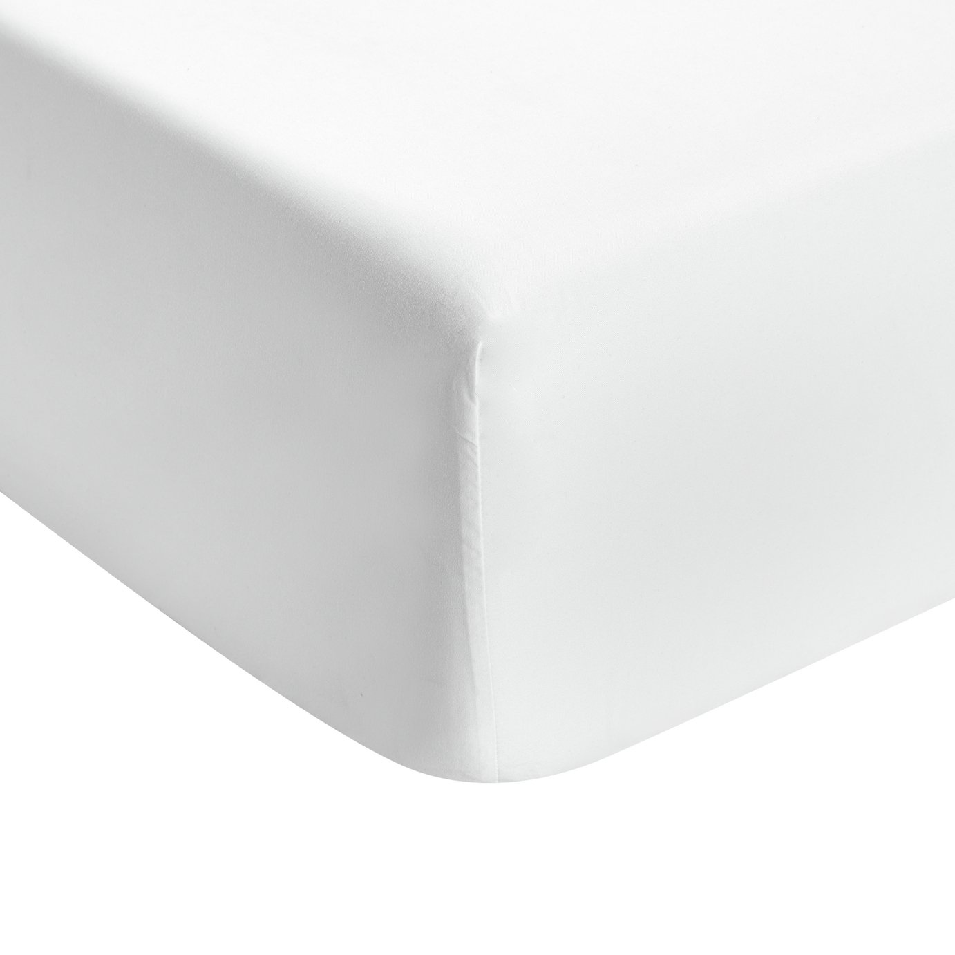 Home Essentials Soft Touch Plain Fitted Sheet