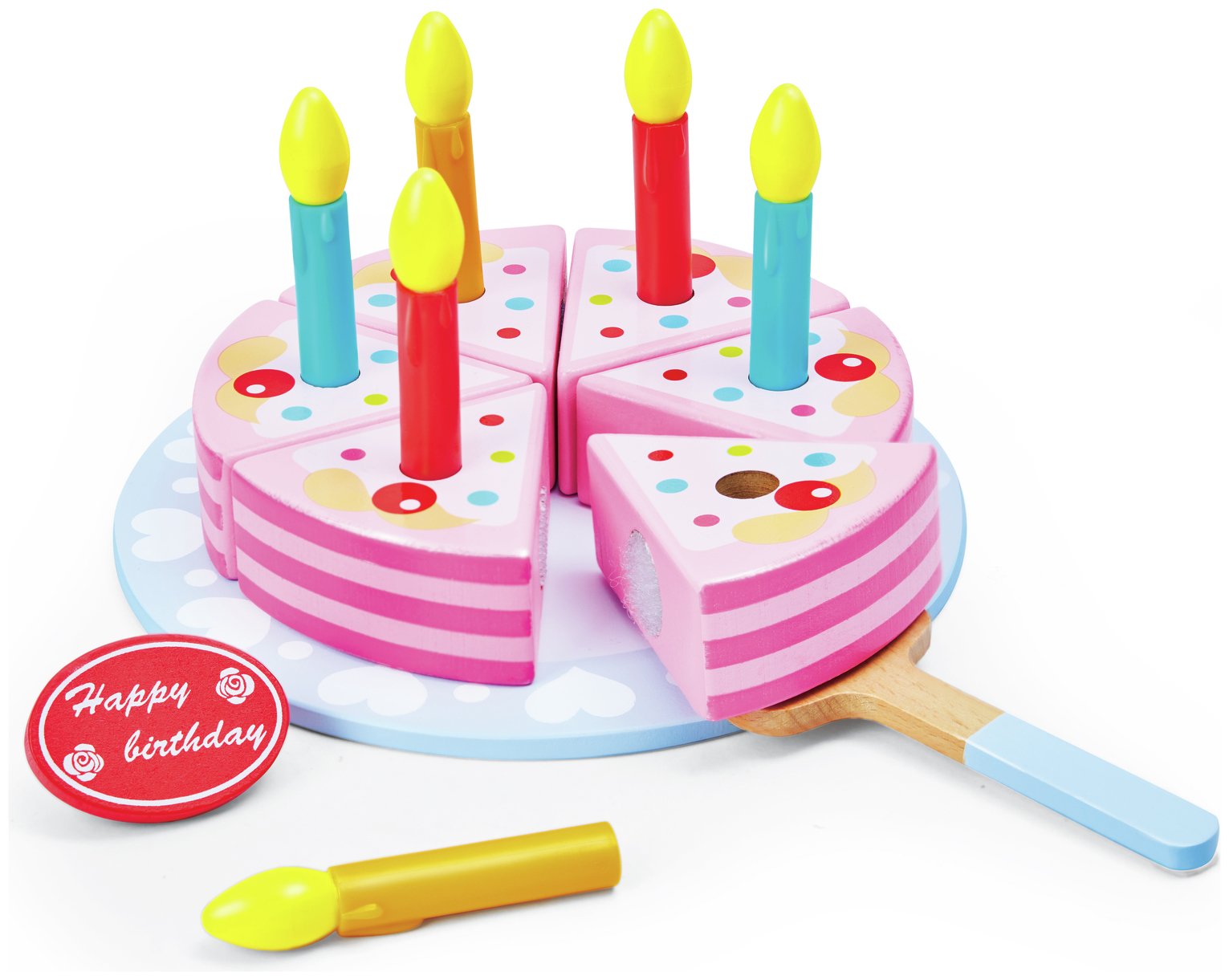 Chad Valley Wooden Birthday Cake 