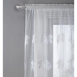 Argos Home Leaf Net Pencil Pleat Curtain