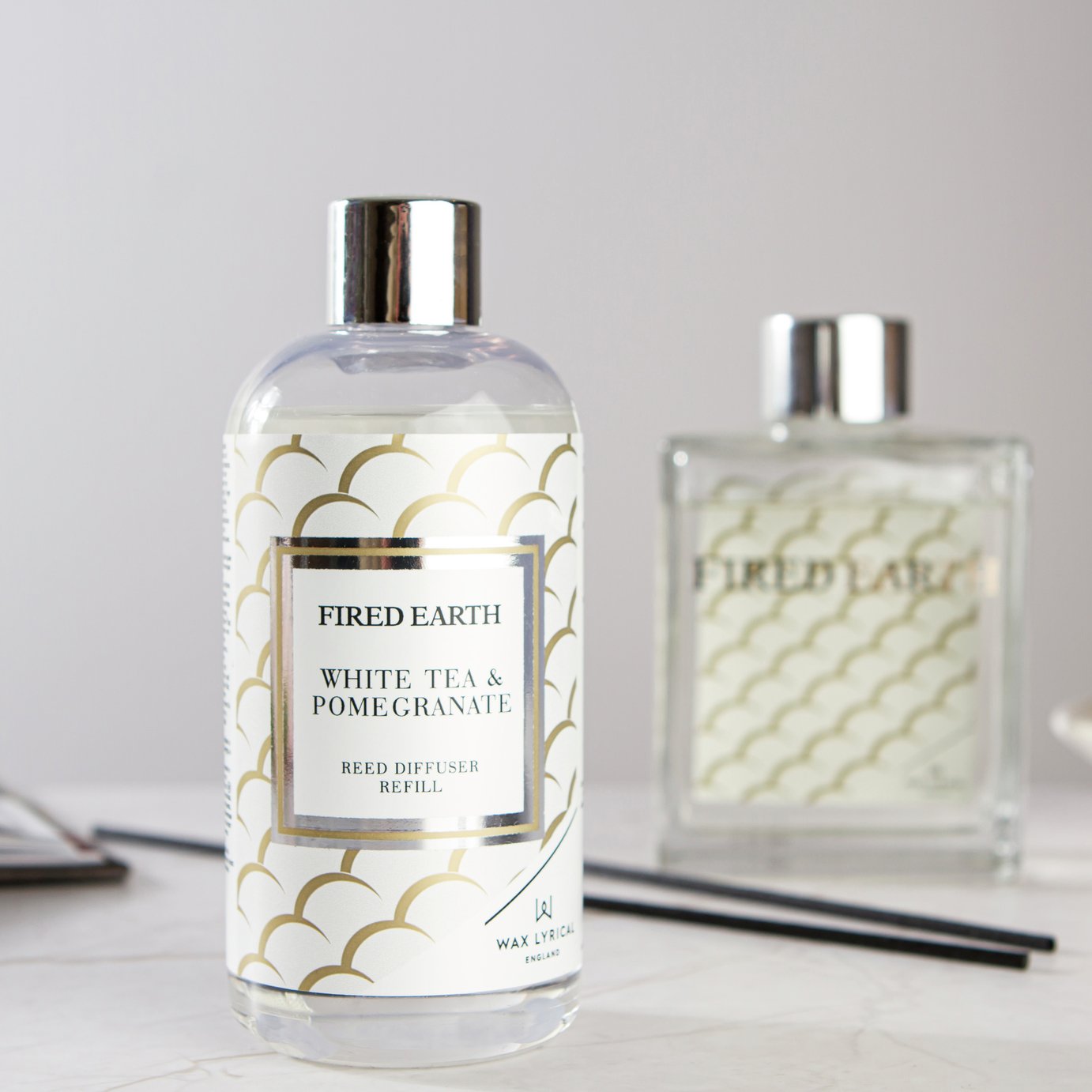 Fired Earth 200ml Diffuser Refill  - White Tea & Pomegranate
