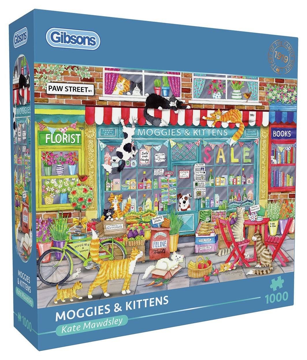 Gibsons Moggies And Kittens 1000 Piece Jigsaw Puzzle