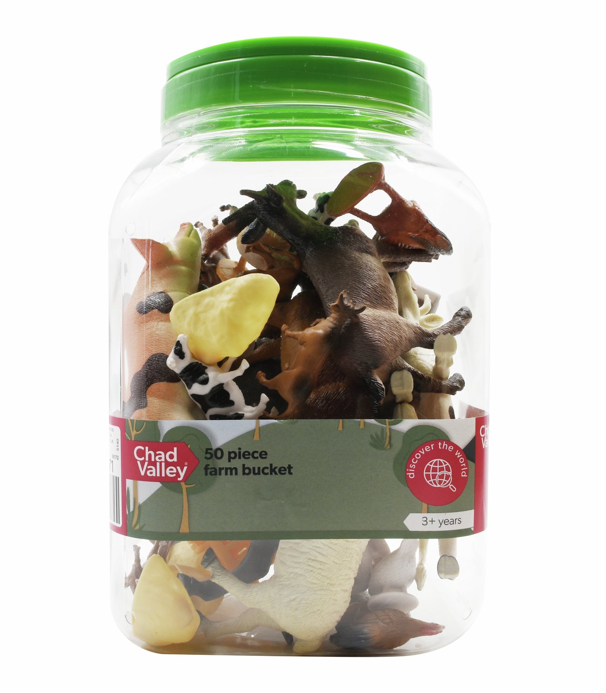 Chad Valley Farm Animals Bucket 50 pieces