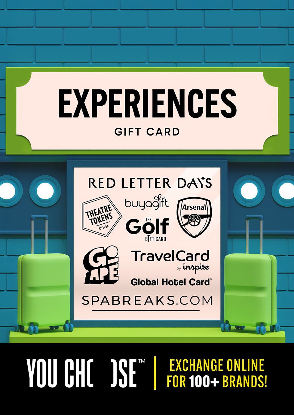 You Choose Experiences 30 GBP Gift Card
