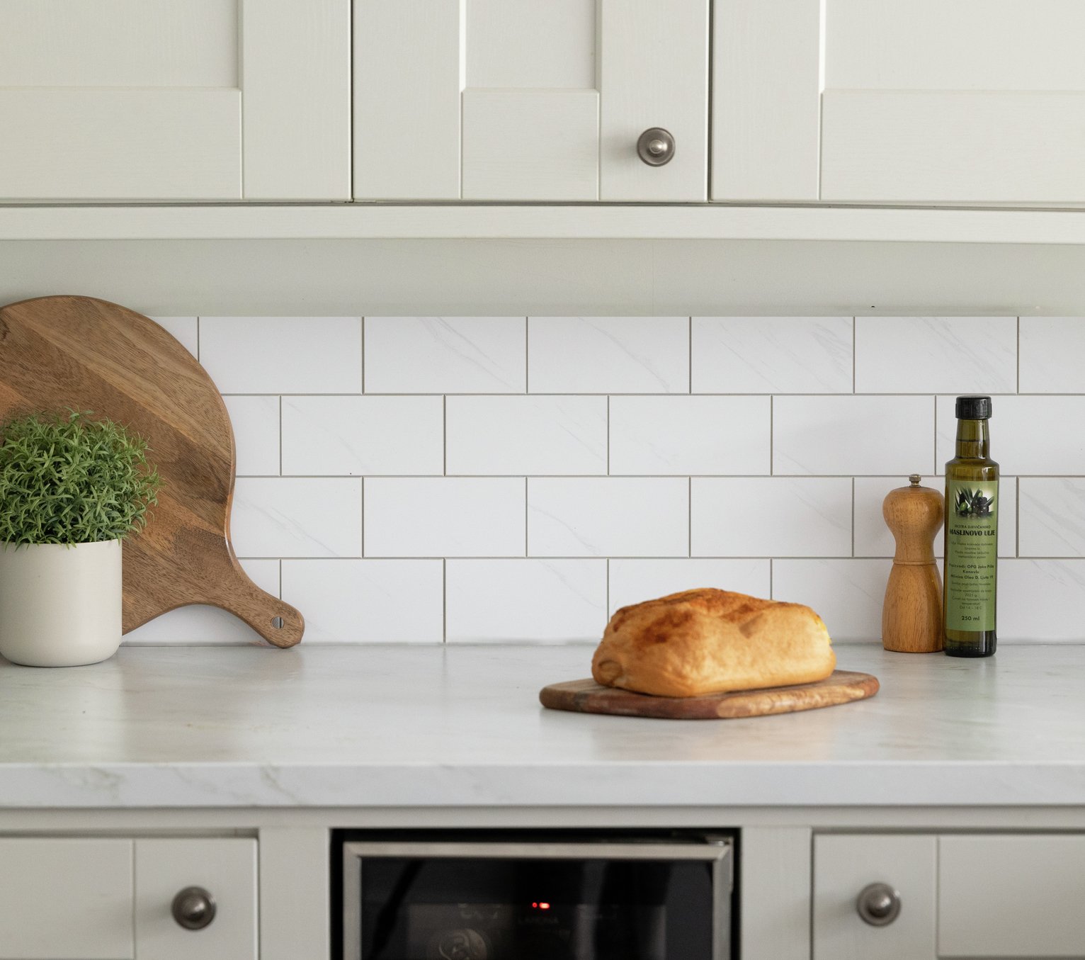 D-C-Fix Premium marble Peel & Stick Tiles 30.5 X 30.5cm 5Pk