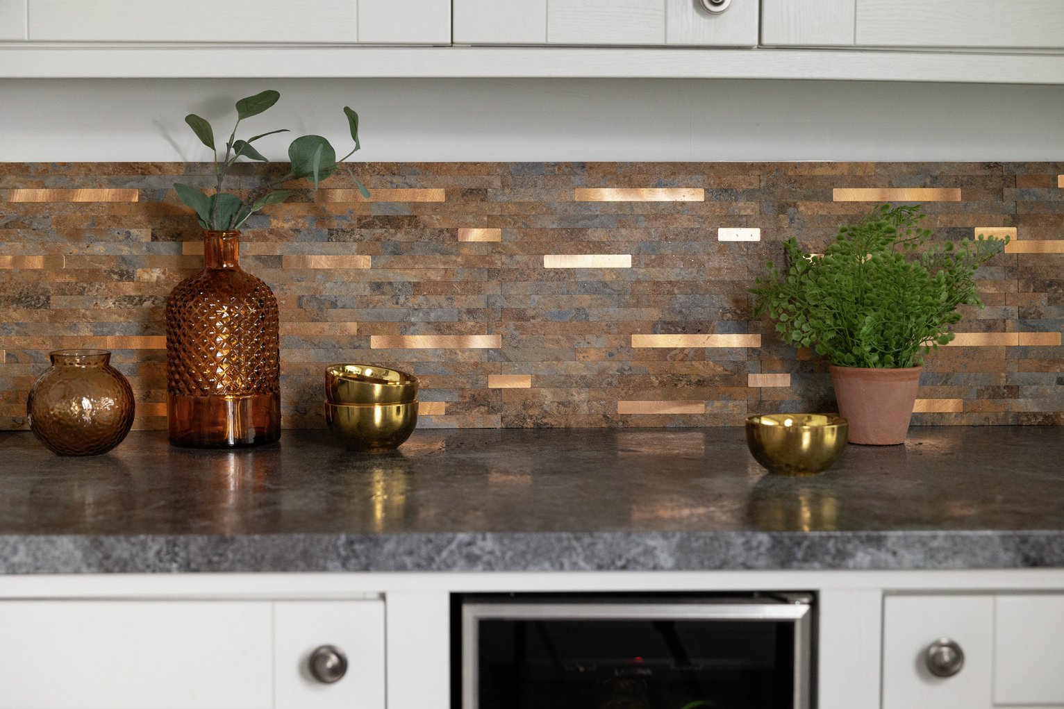 D-C-Fix Premium Slate Peel & Stick Tiles 29.7cm X 29.2cm 5Pk