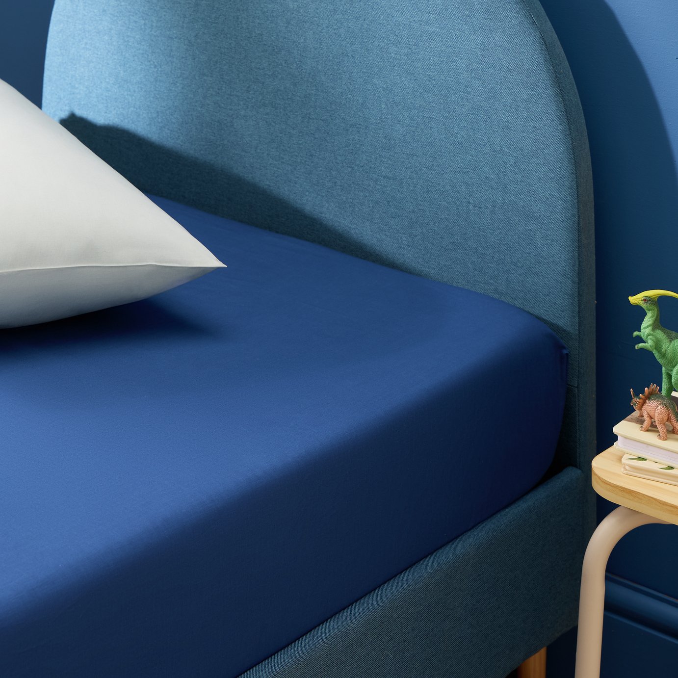 Habitat Kids Twin Pack Blue Fitted Sheet