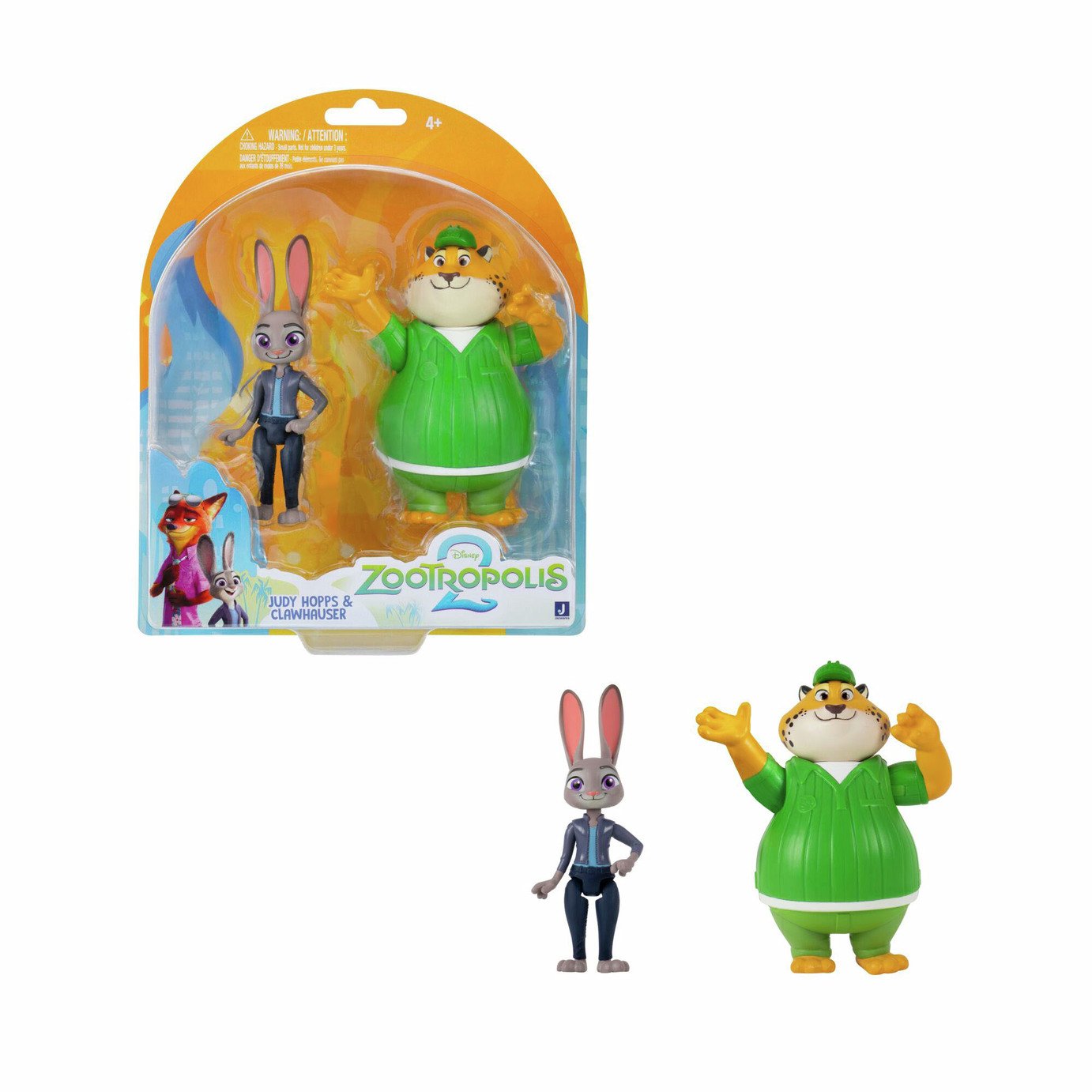 Zootropolis 2 3 Inch Judy Hopps & Clawhauser Collection Pack