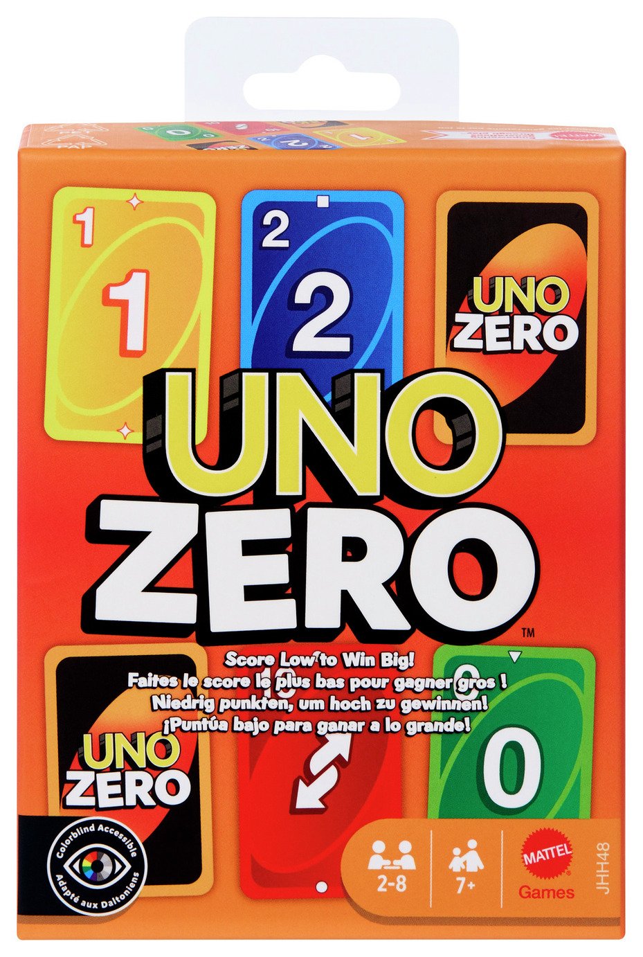 UNO Zero Card Games for Kids, Adults, Family Nights & Travel