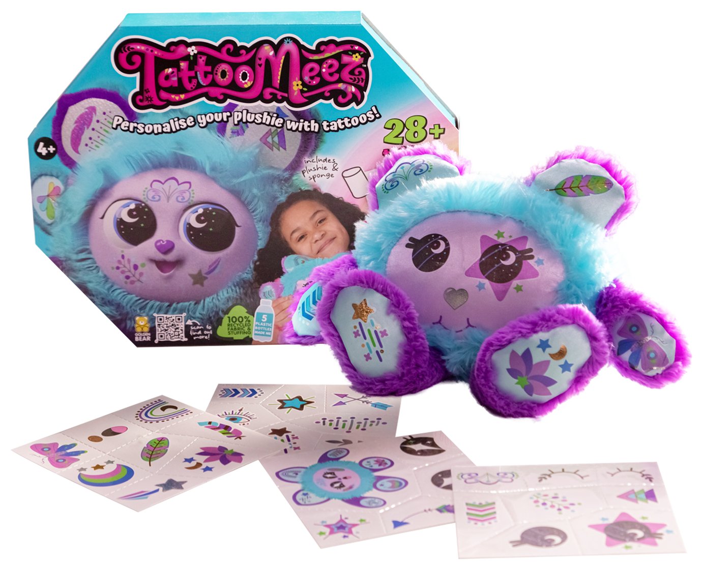 Tattoo Meez Blue Plushie Pal