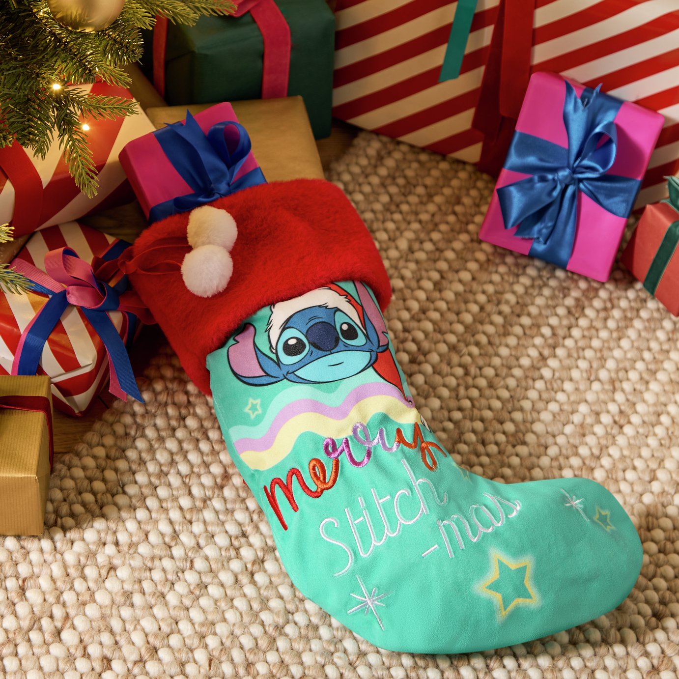 Disney Stitch Christmas Stocking