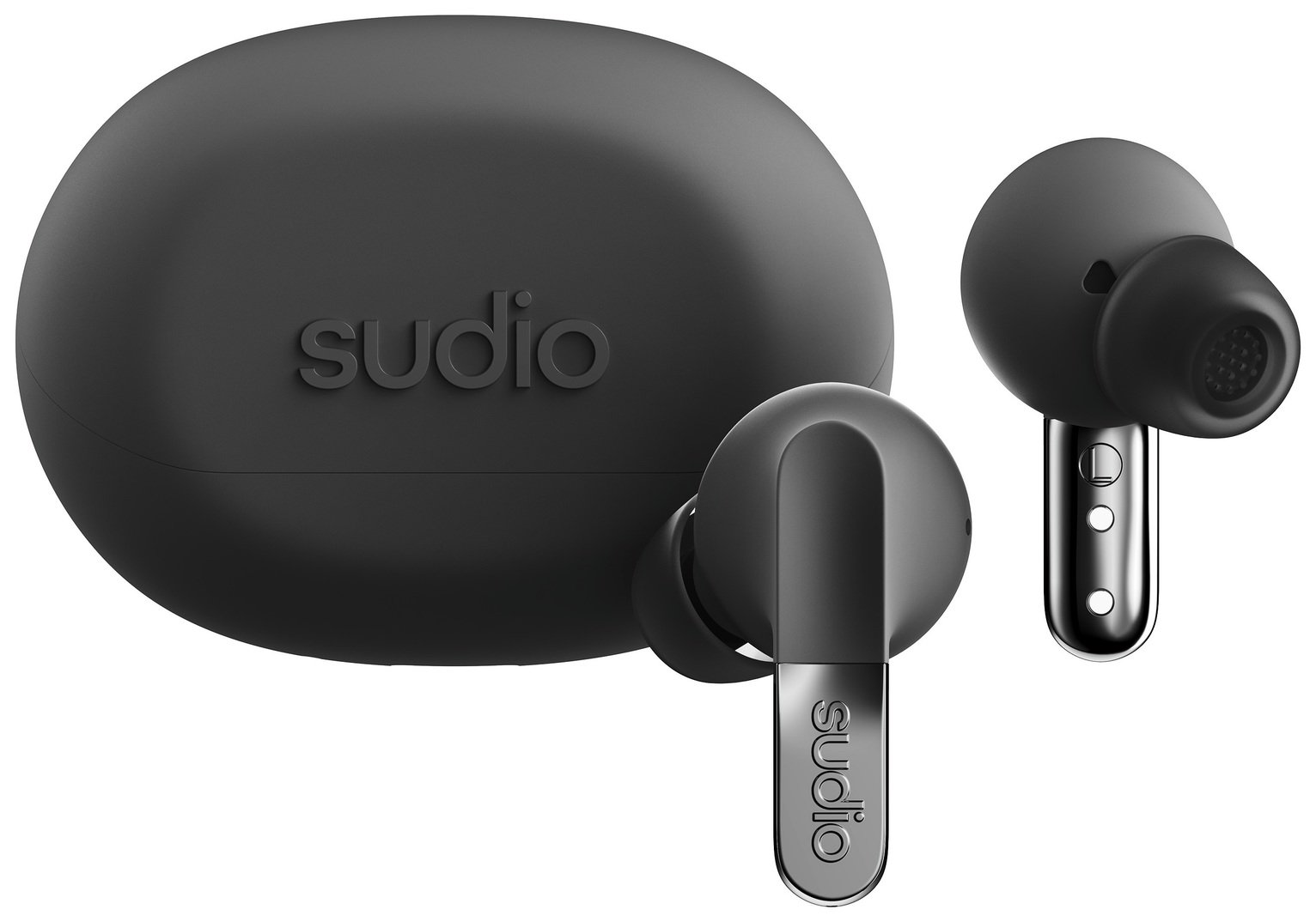 Sudio N3 Pro In-Ear True Wireless Earbuds - Titanium Black