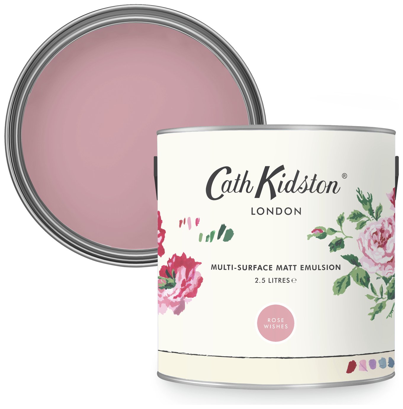 Cath Kidston 2.5L Rosewishes Emulsion